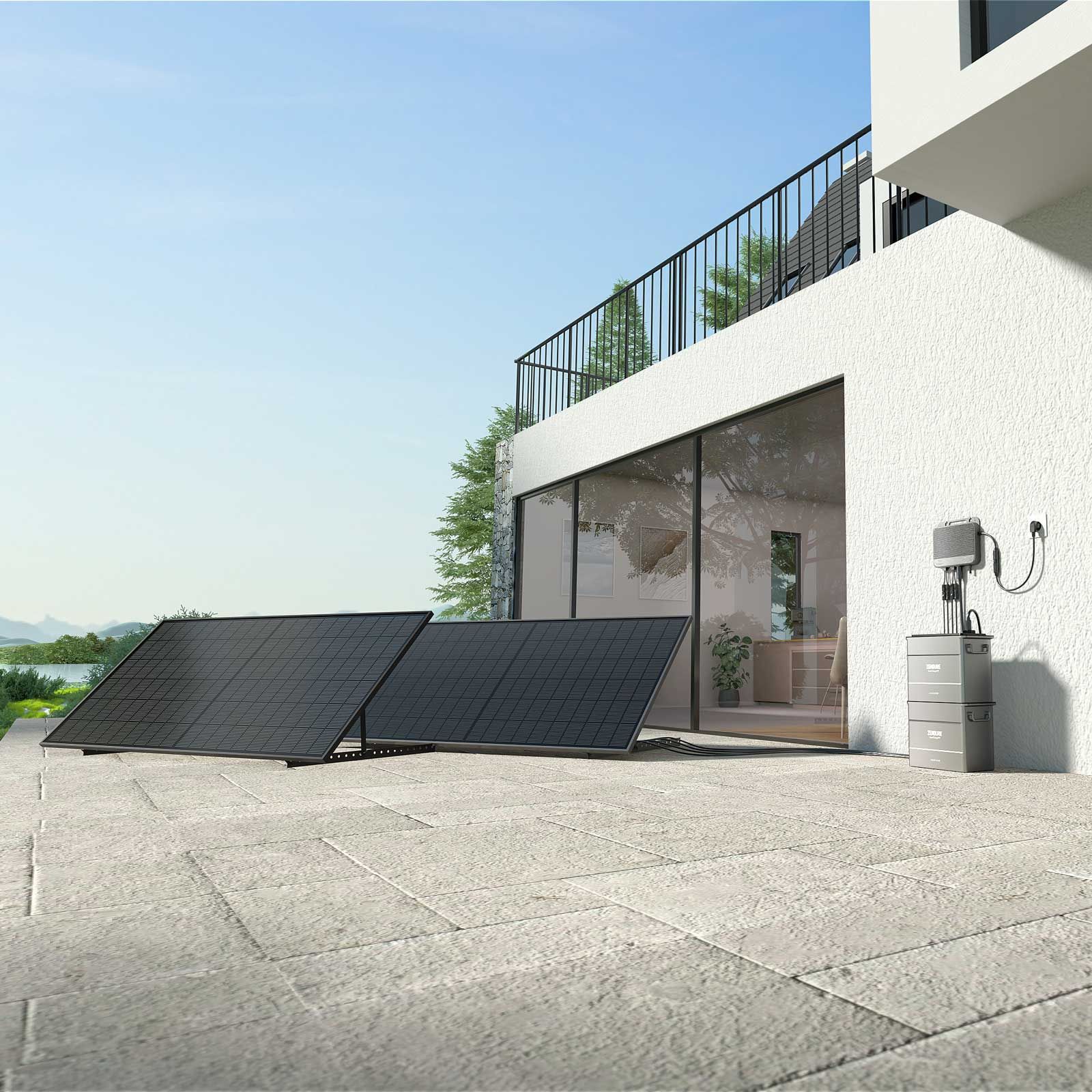 Zendure SolarFlow 800 Hybrid-Mikrowechselrichter 800 W + Zendure AB2000X Batterie 1,92 kWh