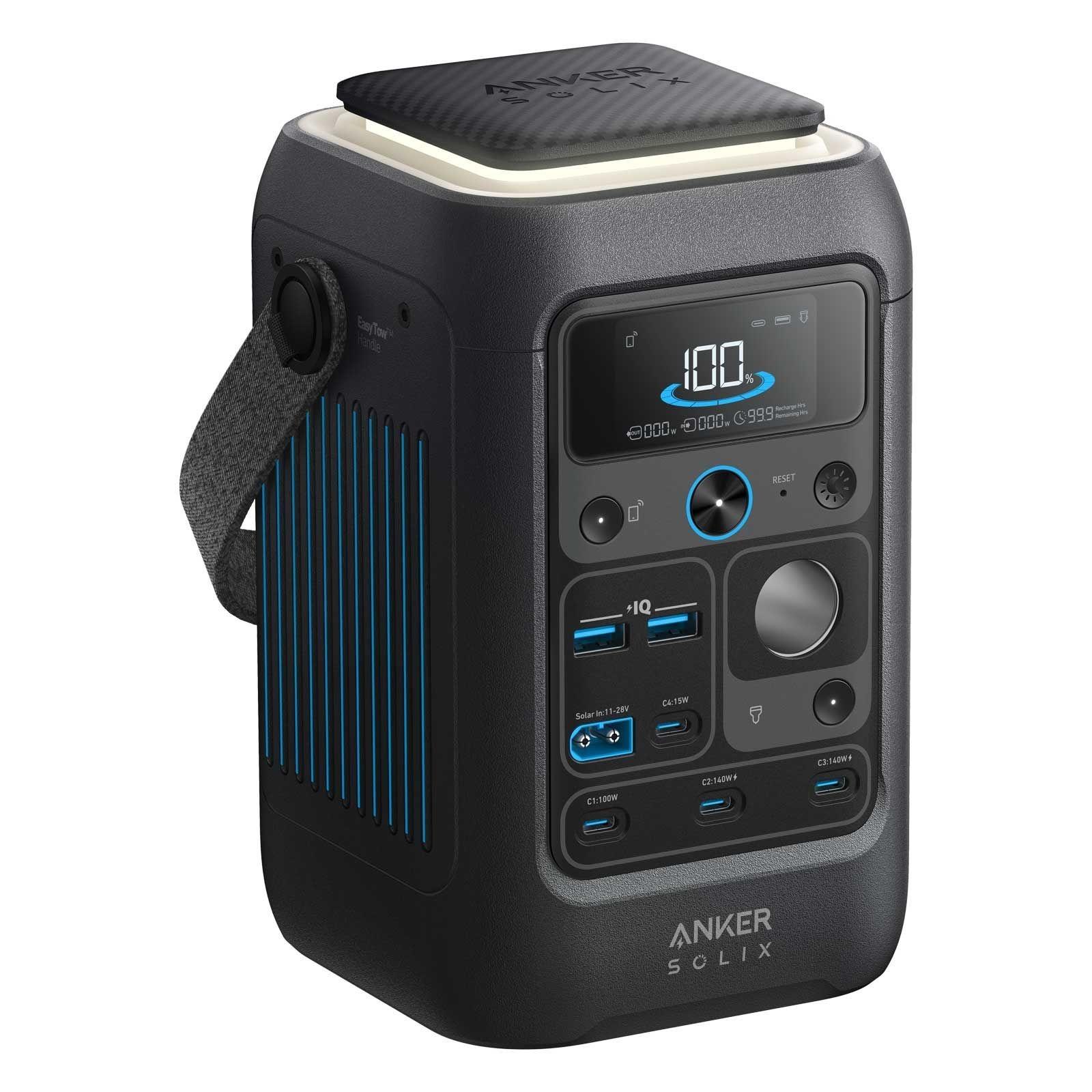 Anker SOLIX C300X DC + PS60 Set – Tragbare Powerstation mit 60W Solarpanel – Bild 3 von 15