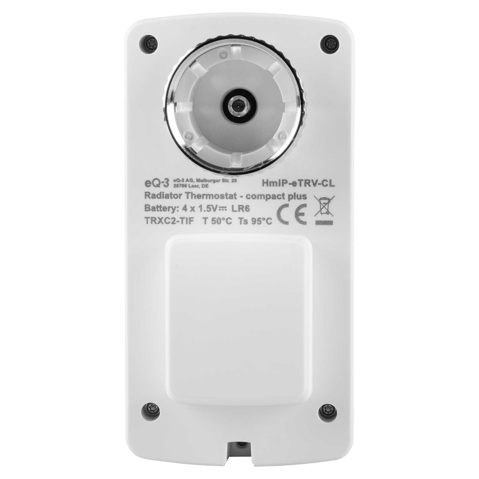 Homematic IP Smart Home Heizkörperthermostat kompakt plus HmIP-eTRV-CL – Bild 7 von 8
