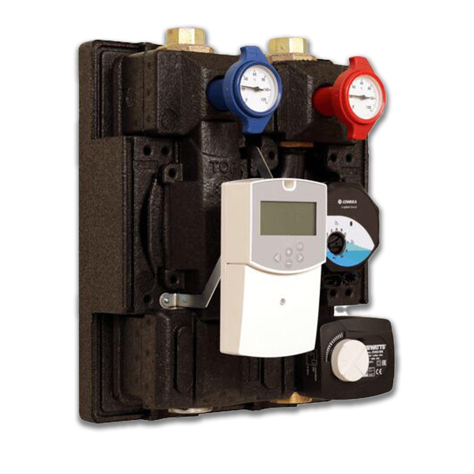 WATTS Flow Box Clima Control HKM25HC 8,0 Wilo ParaSC/7 witterungsgeführte Pumpen-Mischergruppe