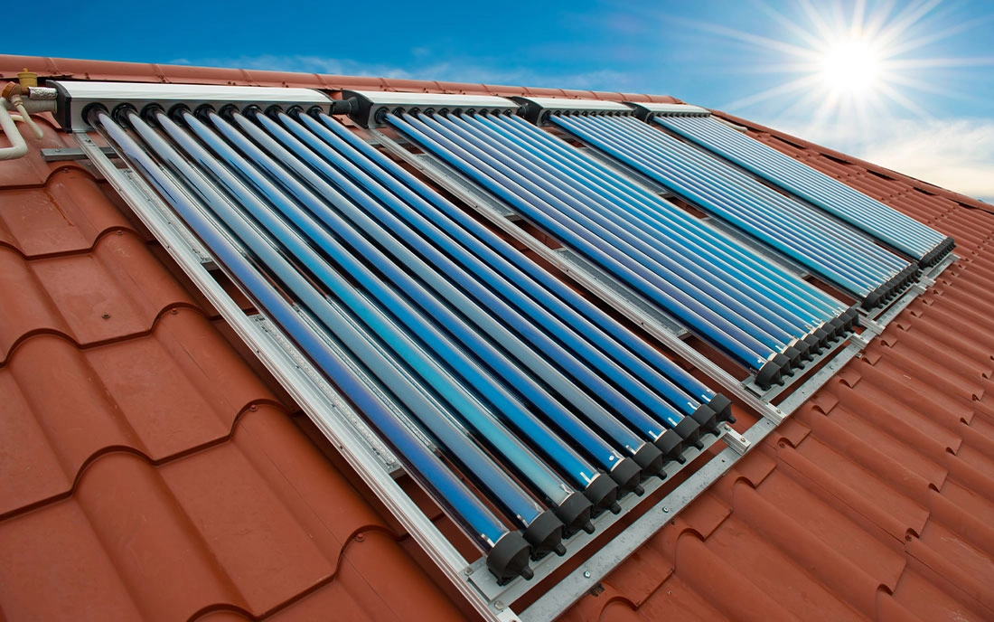 Solarthermie auf dem Dach