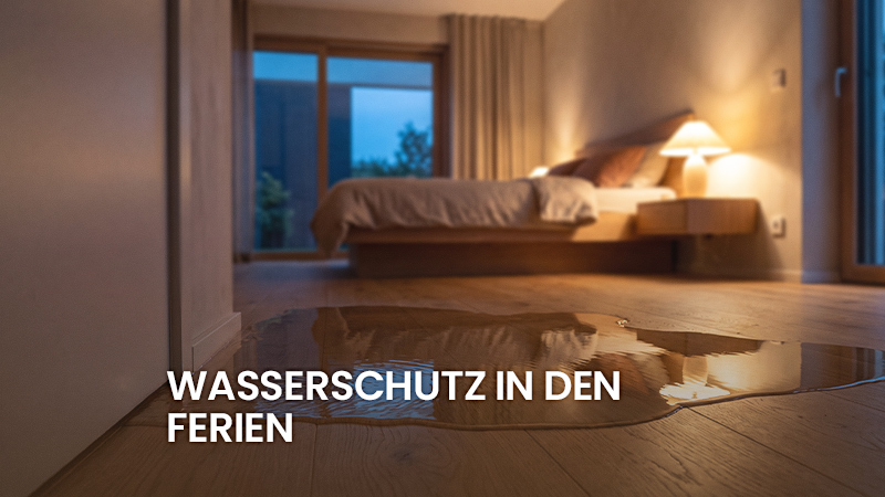 Mit KI generiert: Wasserschaden im Schlafzimmer