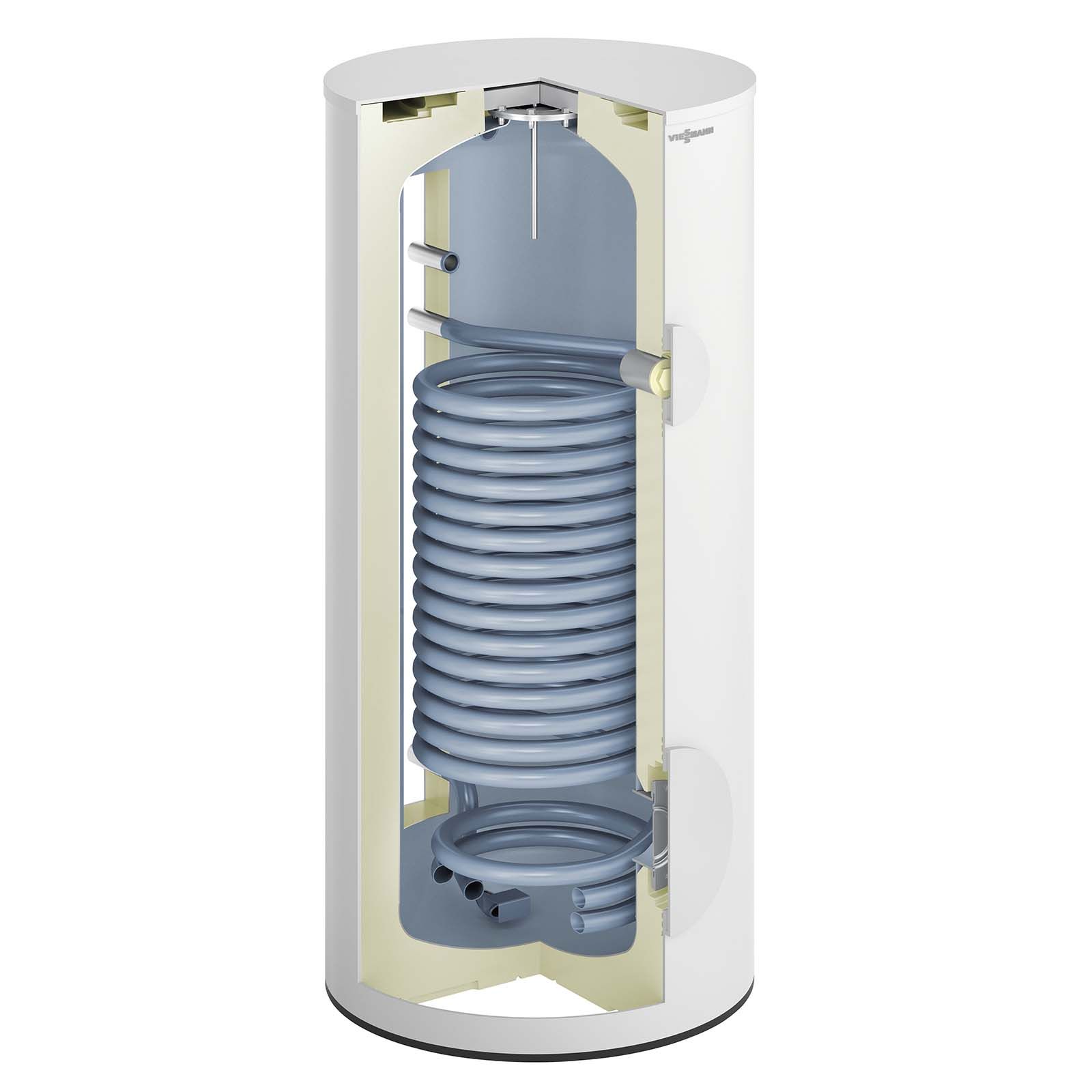 Viessmann Paket Vitocal 150-A Luft/Wasser-Wärmepumpe 9,7 kW AWO-E-AC 151.A10 400V Monoblock mit Speicher Vitocell 100-V CVWC 250l