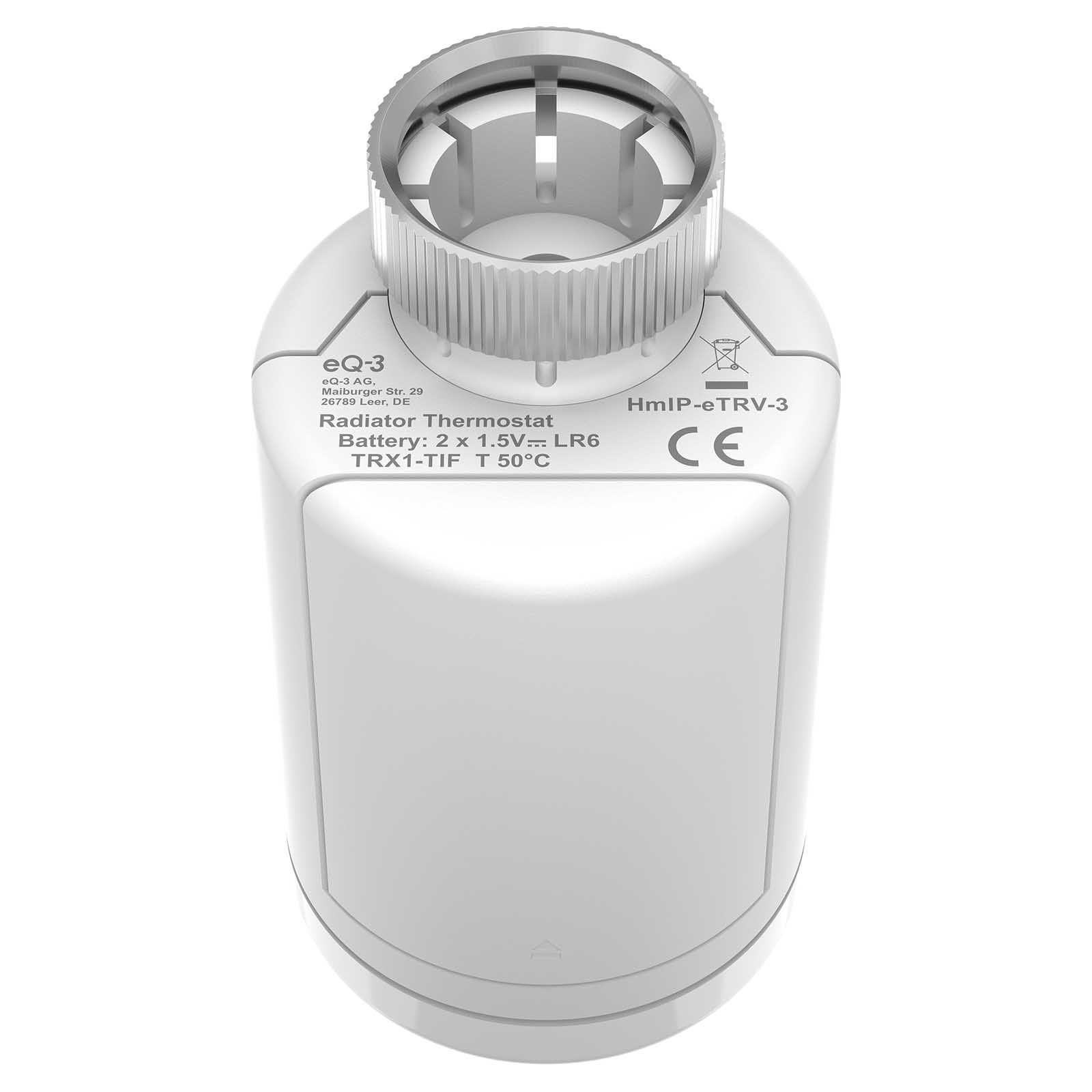 Homematic IP Smart Home Heizkörperthermostat pure HmIP-eTRV-3 – Bild 9 von 18