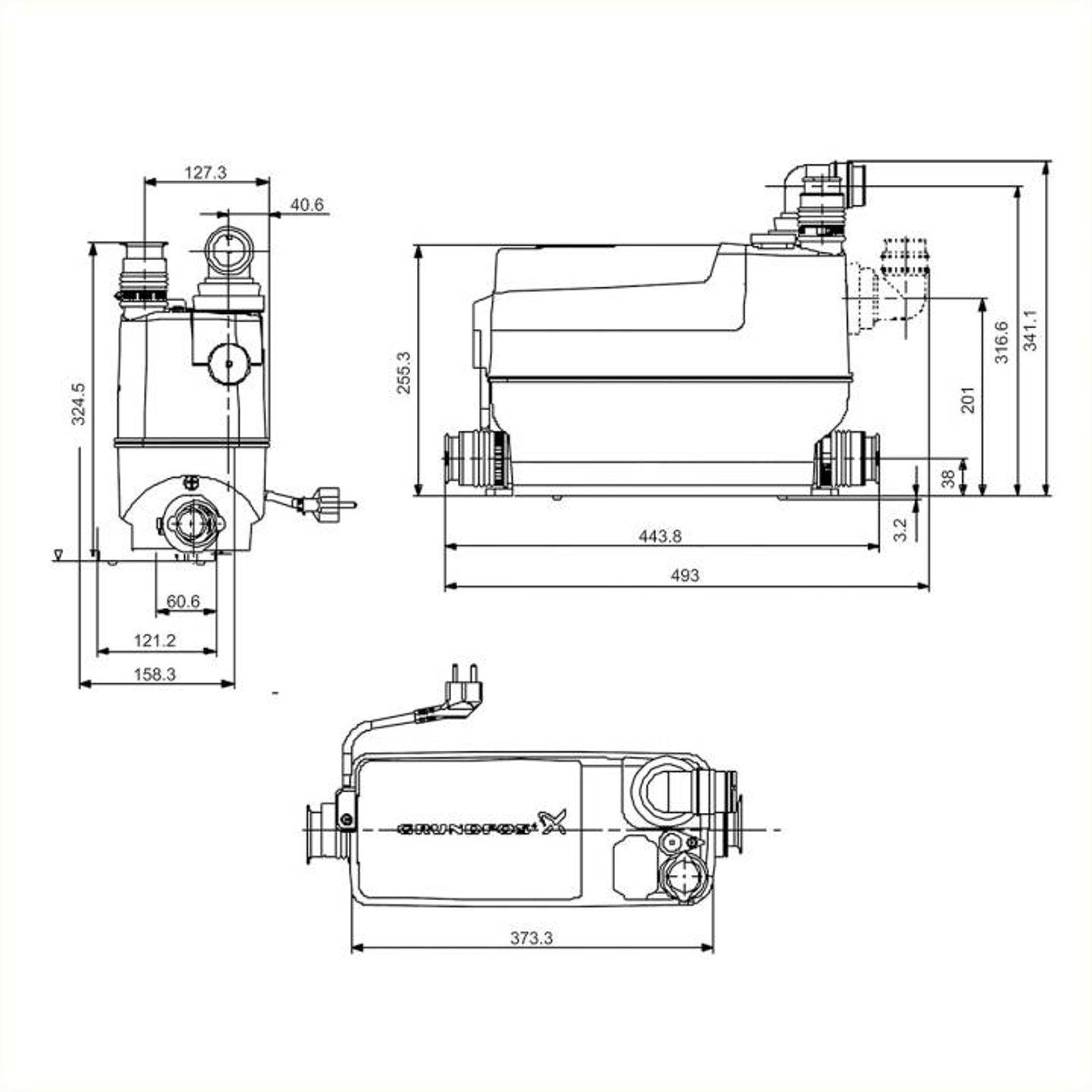 Grundfos Kleinhebeanlage Sololift2 C-3 – Bild 3 von 4