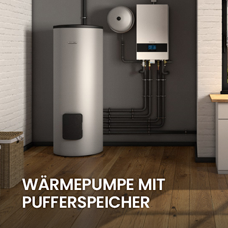 Wärmepumpe mit Pufferspeicher