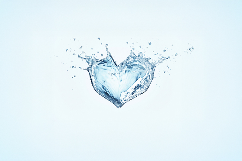 Herz aus Wasser