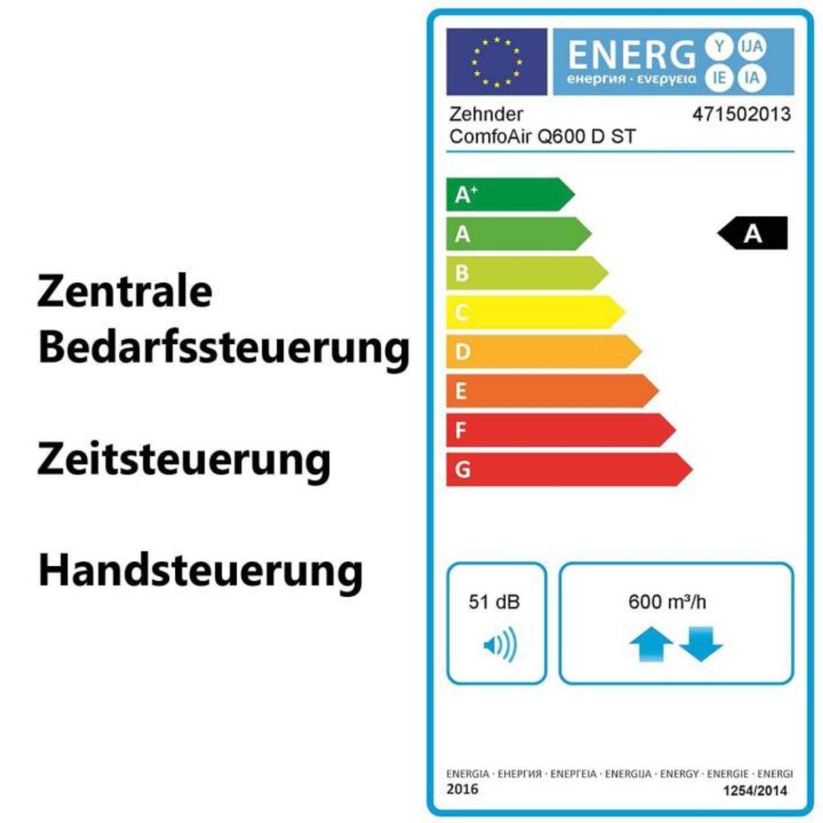 Zehnder Lüftungsgerät ComfoAir Q600 ST – Bild 6 von 7