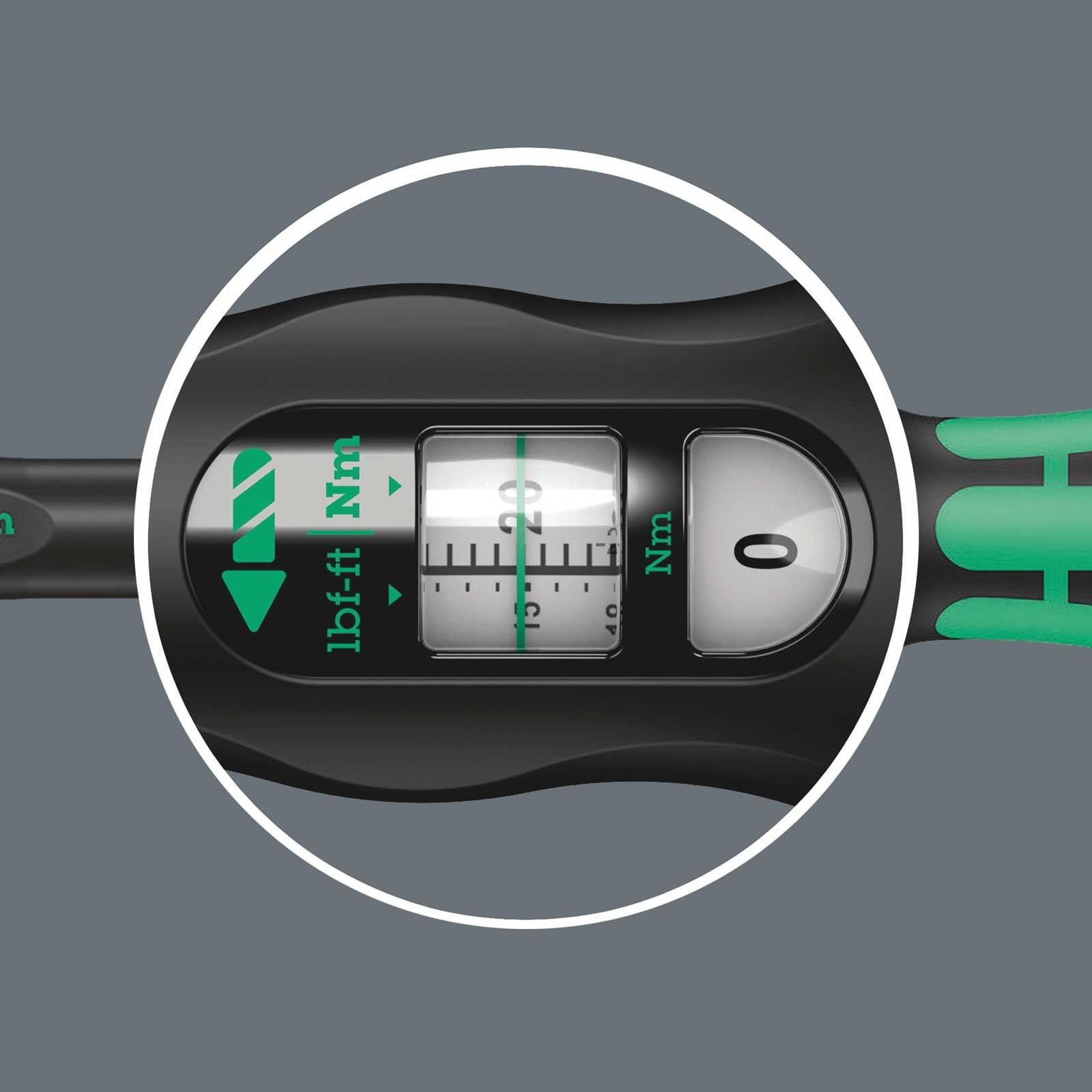 Wera Click-Torque A 6 Drehmomentschlüssel mit Umschaltknarre, 2,5-25 Nm