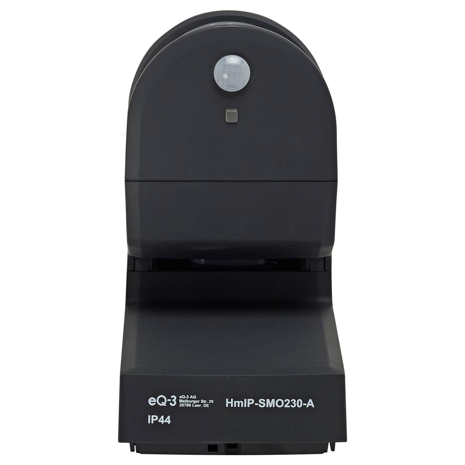 Homematic IP Smart Home Bewegungsmelder mit Schaltaktor außen HmIP-SMO230-A anthrazit