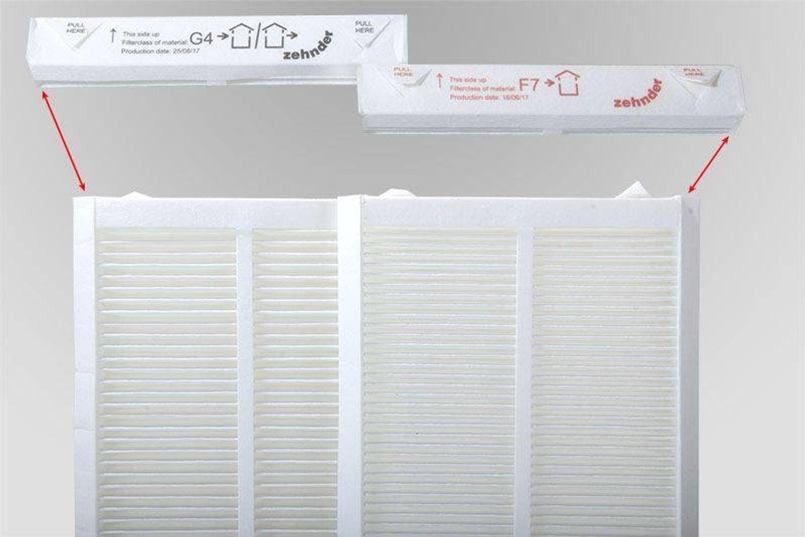 Zehnder Luftfilter-Set F7/G4 für ComfoAir Q350/Q450/Q600 – Bild 2 von 2