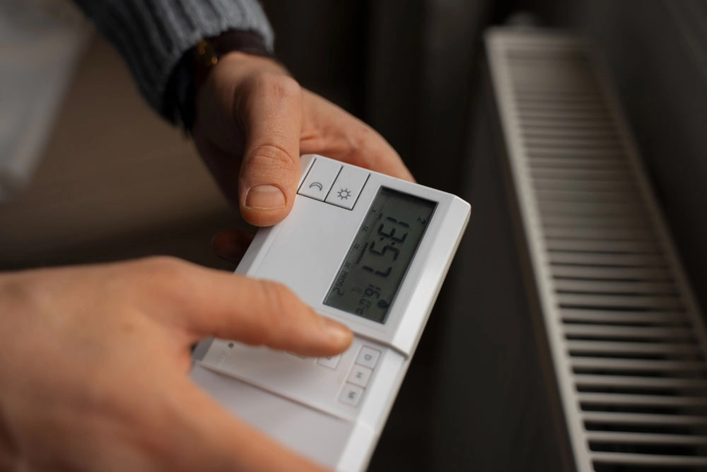 Heizung nachts absenken - programmierbares Raumthermostat mit Tag-/Nacht-Modus