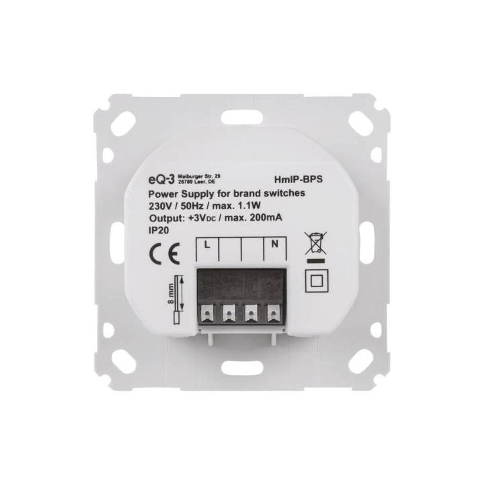 Homematic IP Smart Home Netzteil für Markenschalter HmIP-BPS