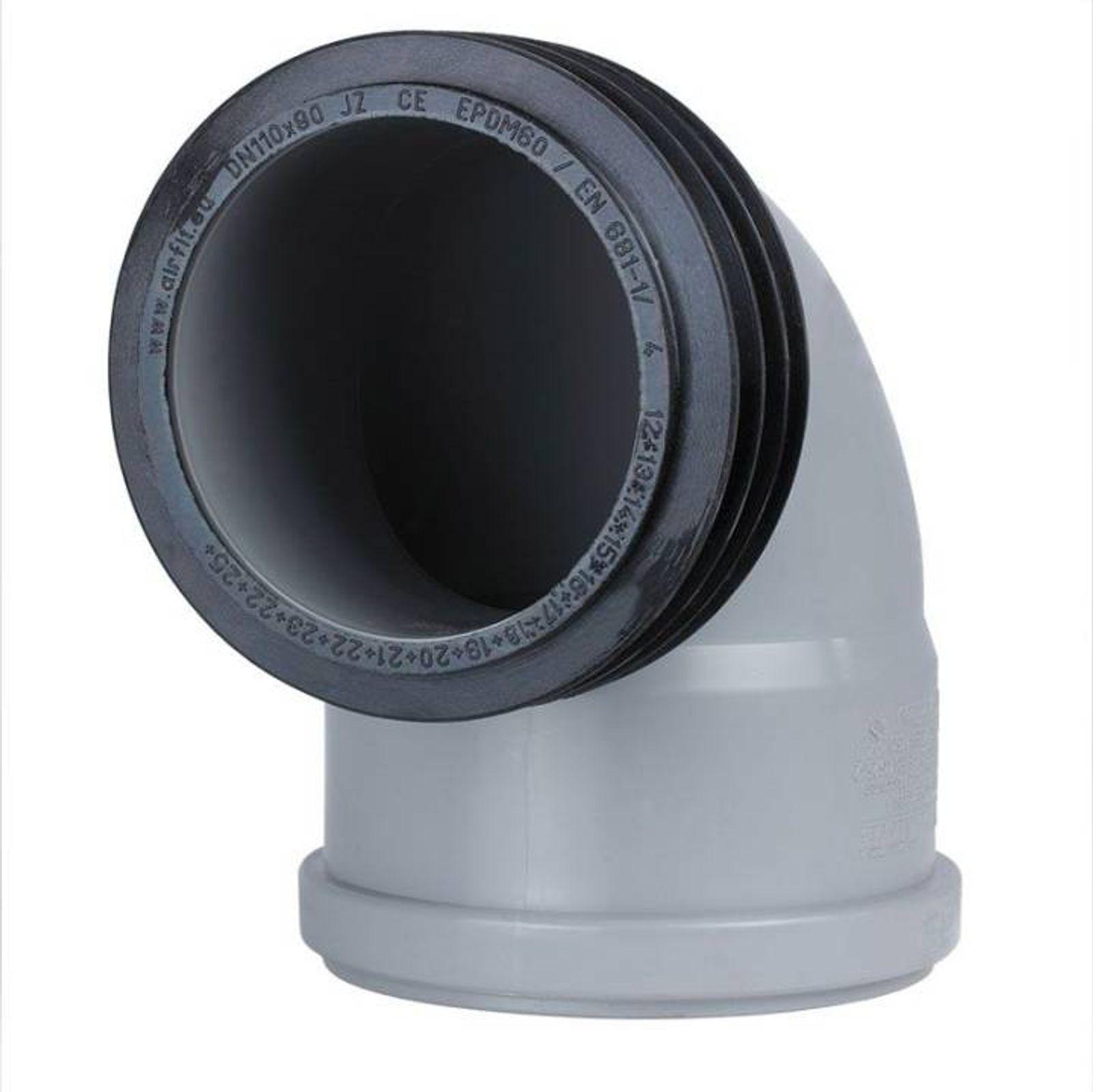 Airfit Winkelsteckmuffe DN 110 x 110 – Bild 2 von 3