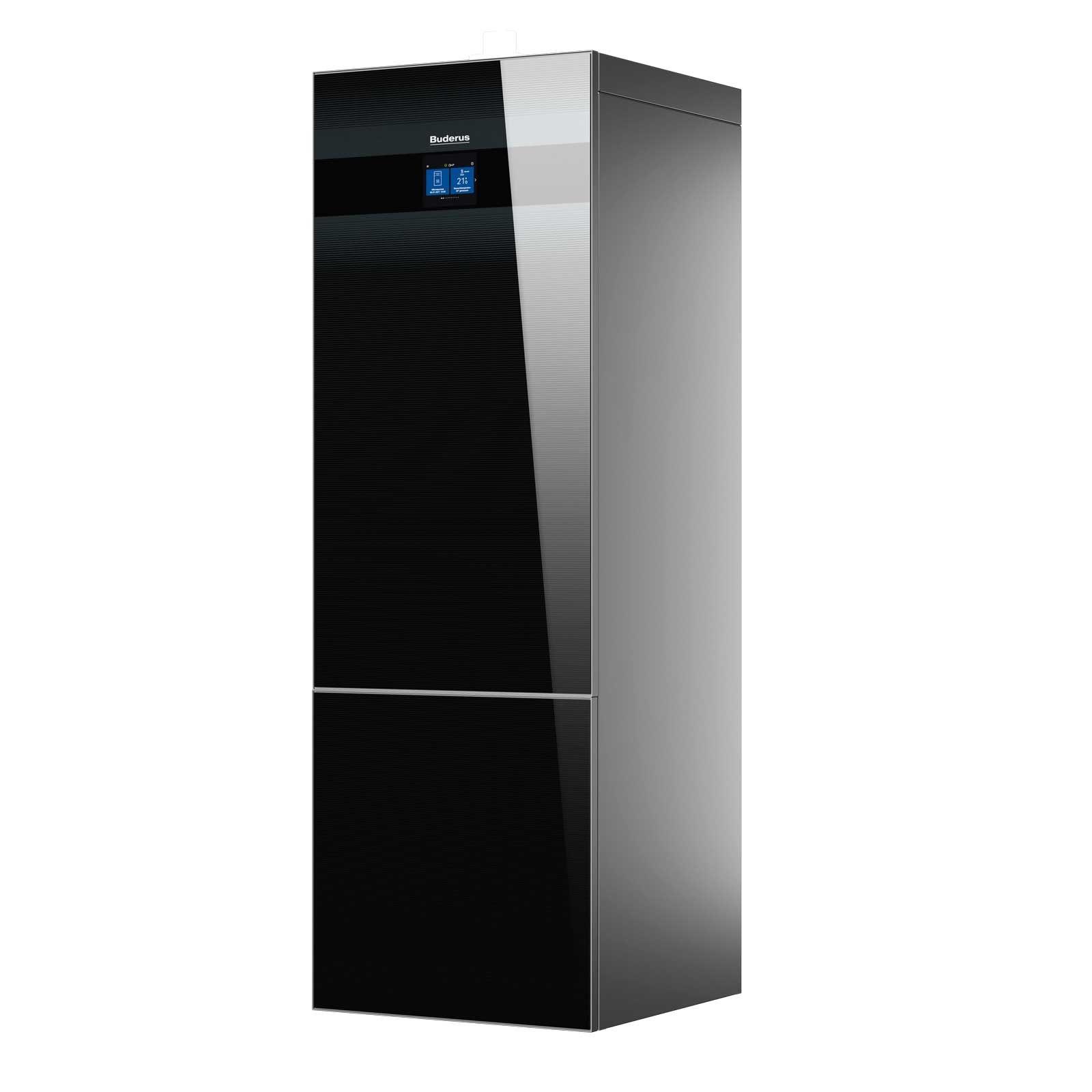 Buderus Luft-Wasser-Wärmepumpe Logaplus M WLW186i-4 AR T180 schwarz