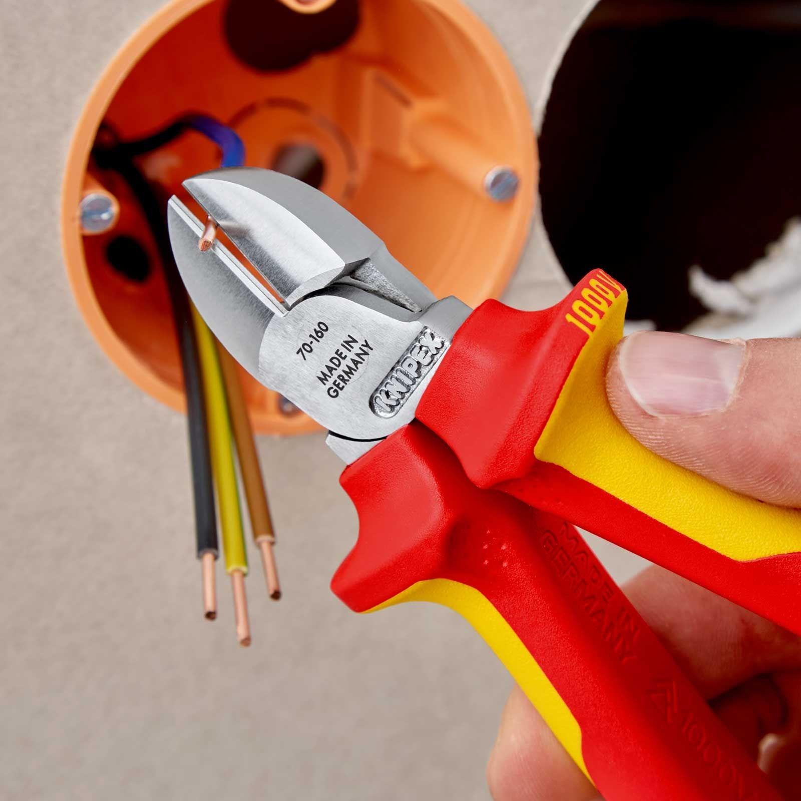 KNIPEX Seitenscheider 160 mm – Bild 8 von 9