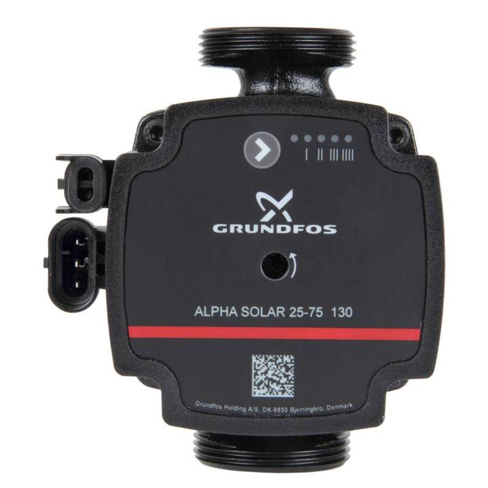Grundfos Hocheffizienz-Umwälzpumpe ALPHA SOLAR 25-75 130 mm – Bild 2 von 3