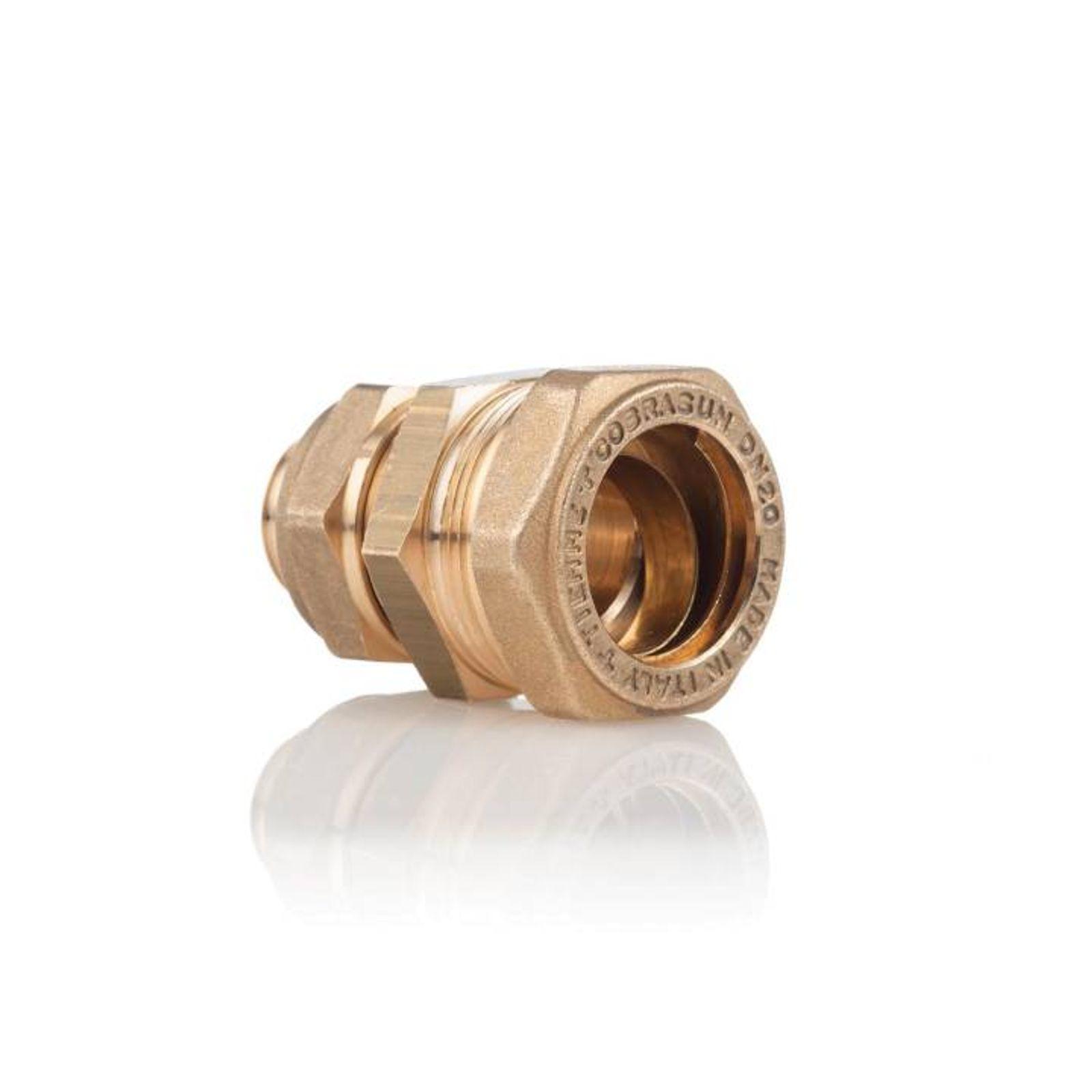 Klemmverschraubung für Solarrohre DN 16 x 22 mm