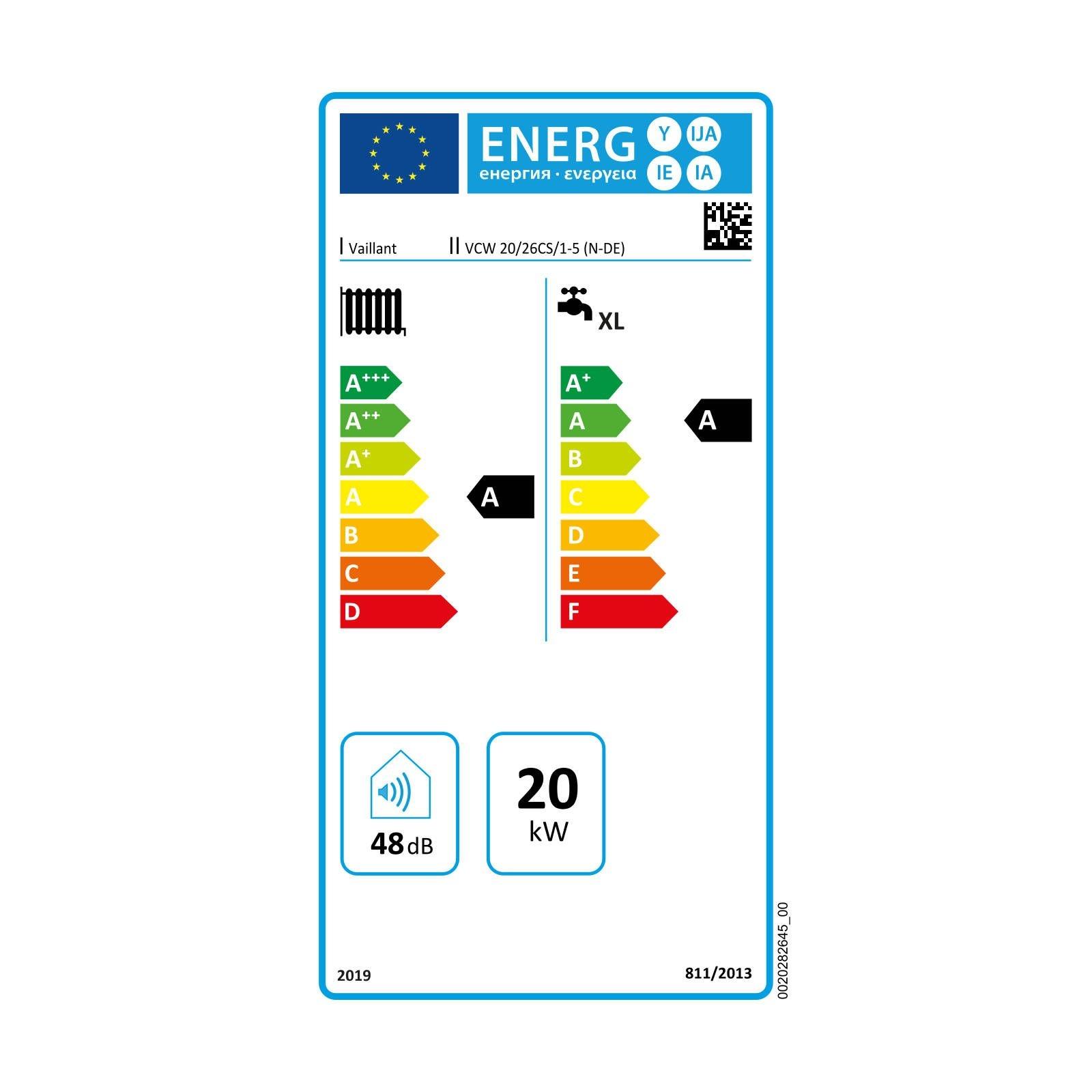 Vaillant Gas-Brennwert-Kombitherme ecoTEC plus VCW 20/26CS/1-5 – Bild 2 von 2