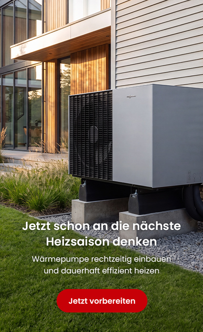 Teilweise mit KI bearbeitet: Wärmepumpe im Garten