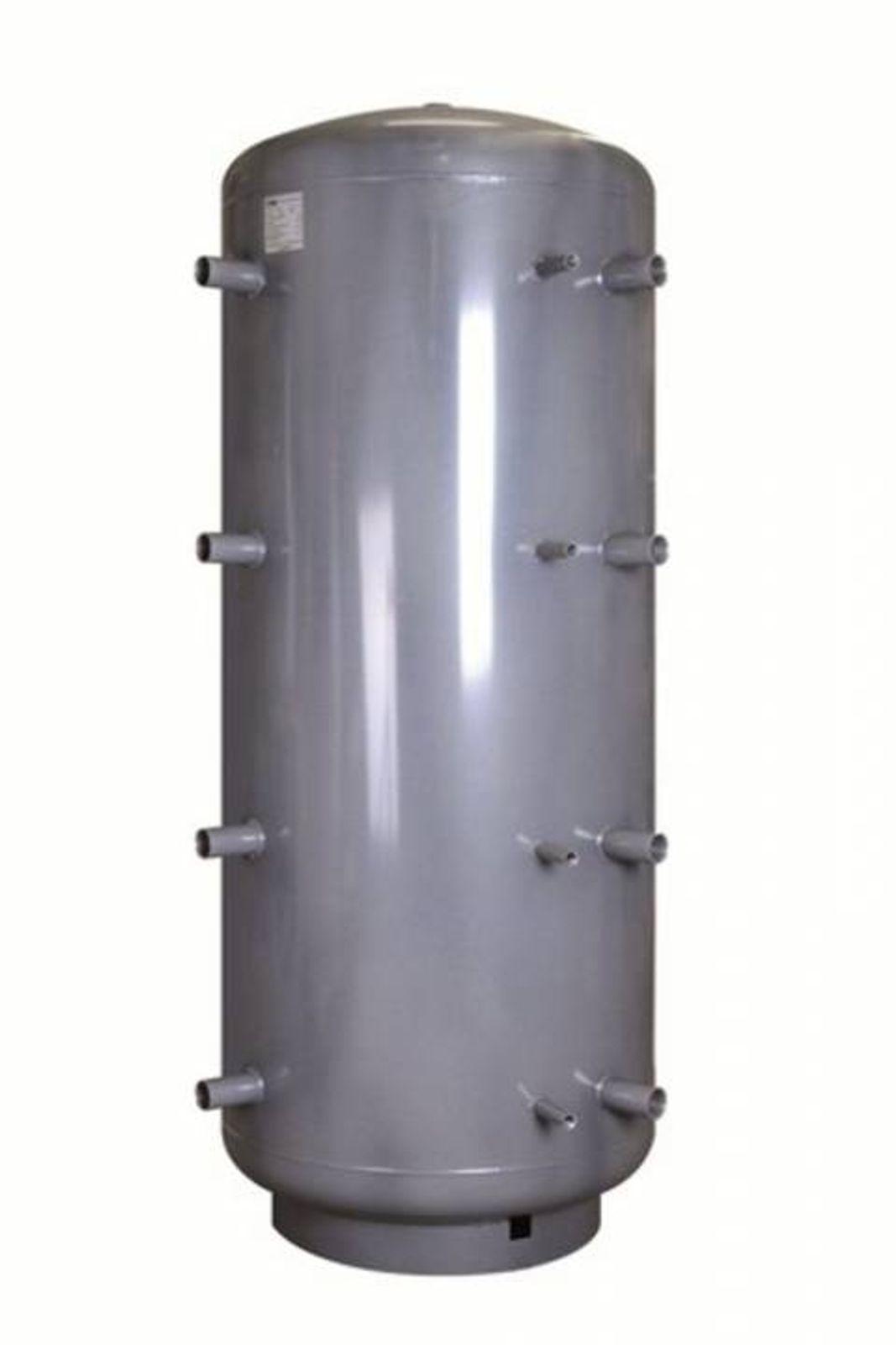 Schicht-Pufferspeicher PZRR 1000 Liter mit zwei Rohrregistern und 100 mm Isolierung