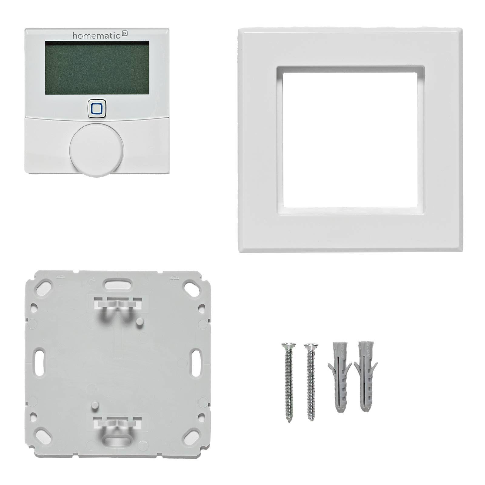 Homematic IP Smart Home Wandthermostat HmIP-WTH-2 mit Luftfeuchtigkeitssensor