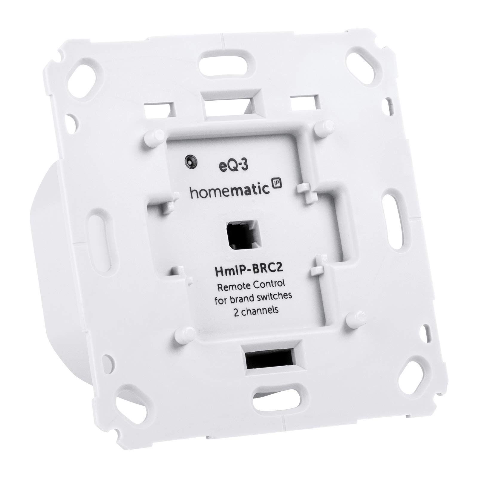 Homematic IP Smart Home Wandtaster HmIP-BRC2 für Markenschalter - 2-fach – Bild 4 von 9