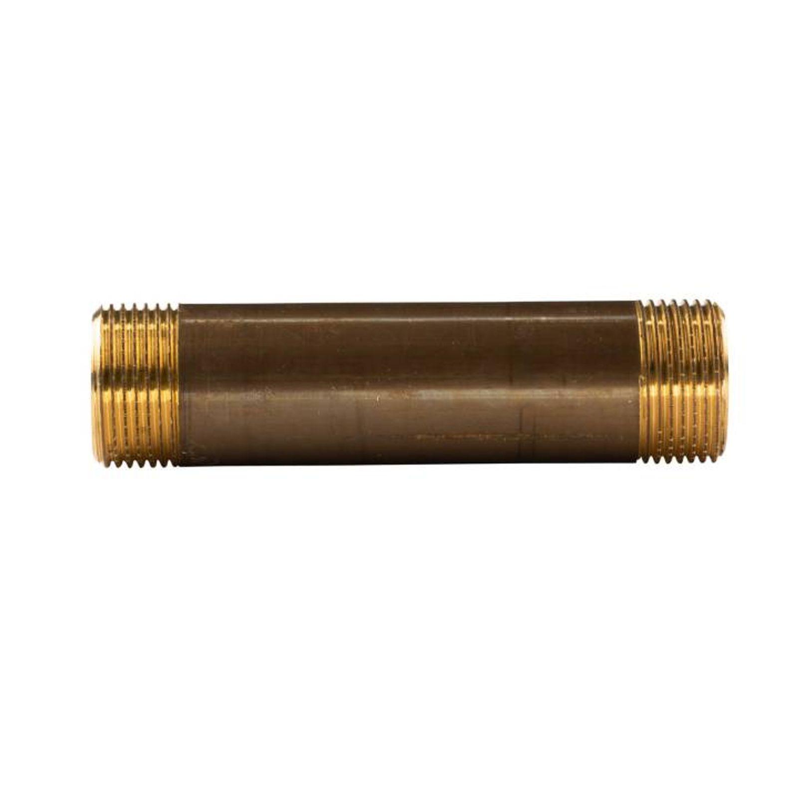 Messing Gewinde-Fitting Distanz Doppelnippel 3/4"-3/4" L= 100 mm, schwere Ausführung – Bild 2 von 2