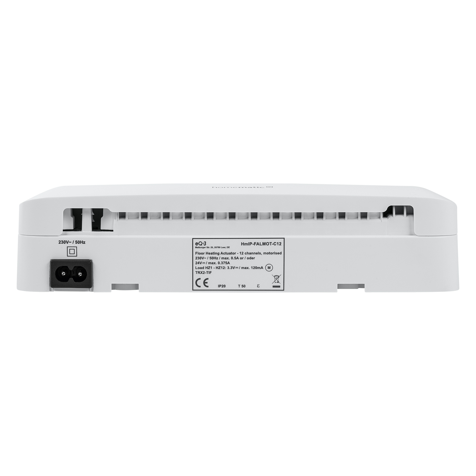 Homematic IP Smart Home Fußbodenheizungsaktor HmIP-FALMOT-C12 - 12-fach, motorisch – Bild 3 von 12