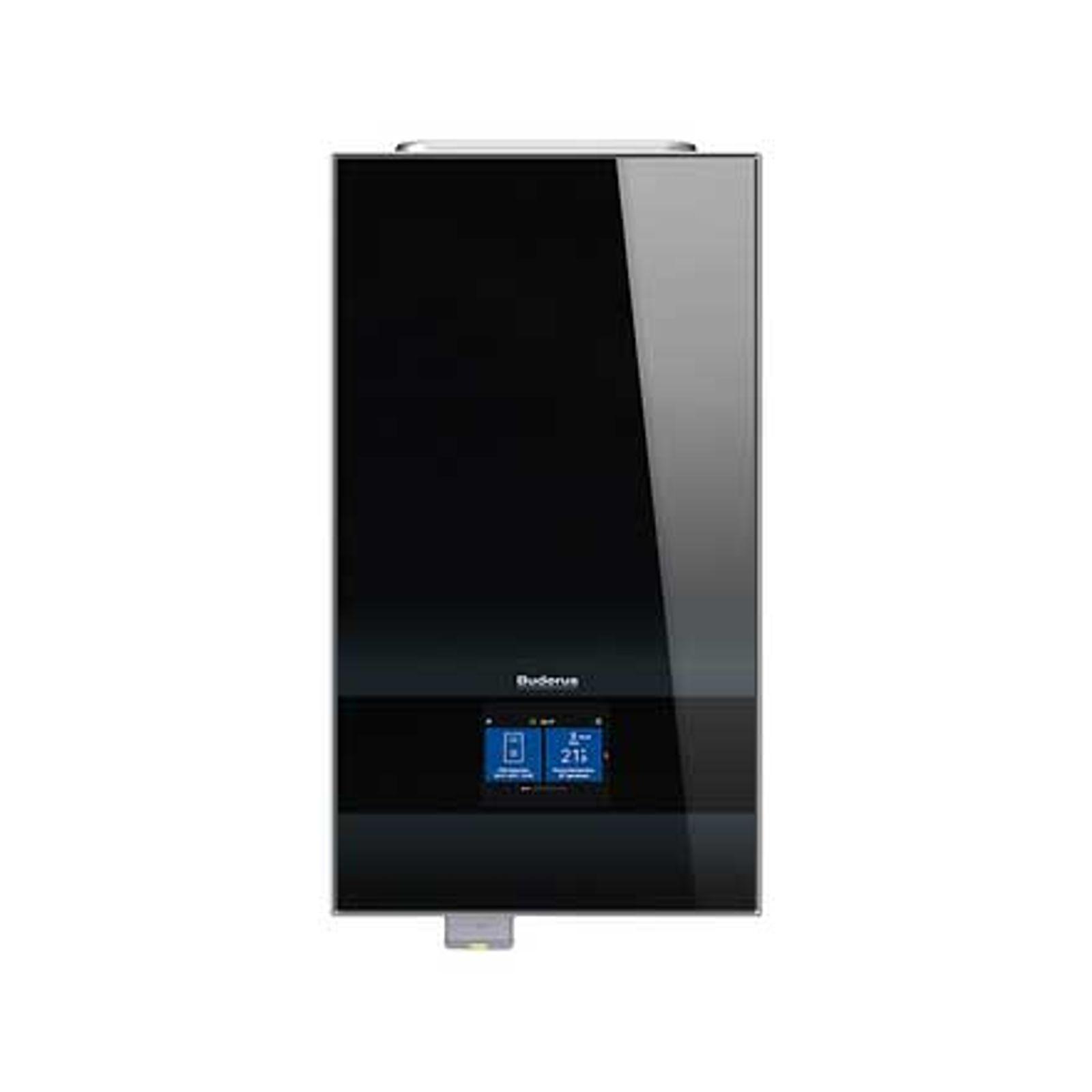 Buderus Luft-Wasser-Wärmepumpe Logaplus M WLW186i-12 AR E schwarz