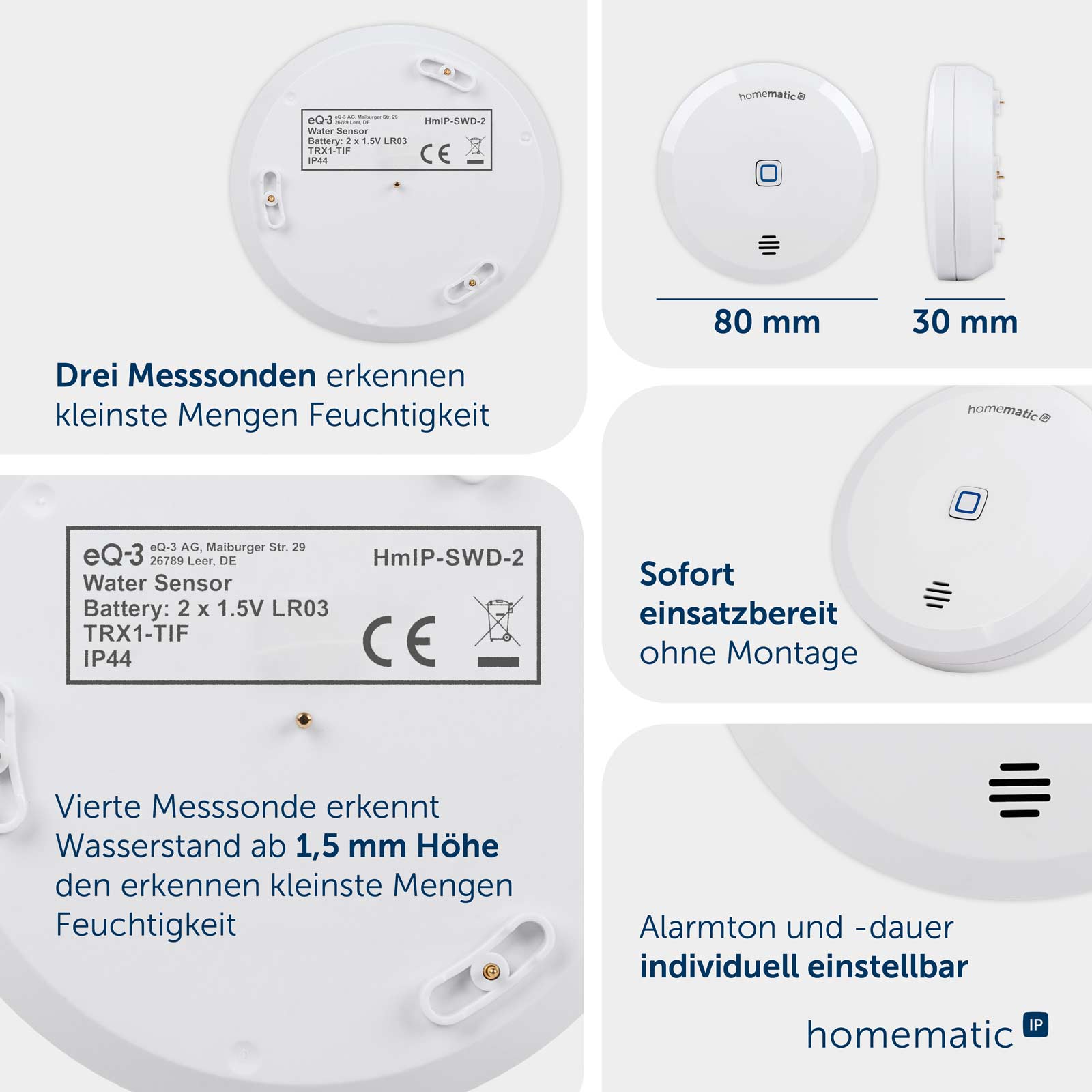 Homematic IP Wassersensor HmIP-SWD-2 – Bild 10 von 13