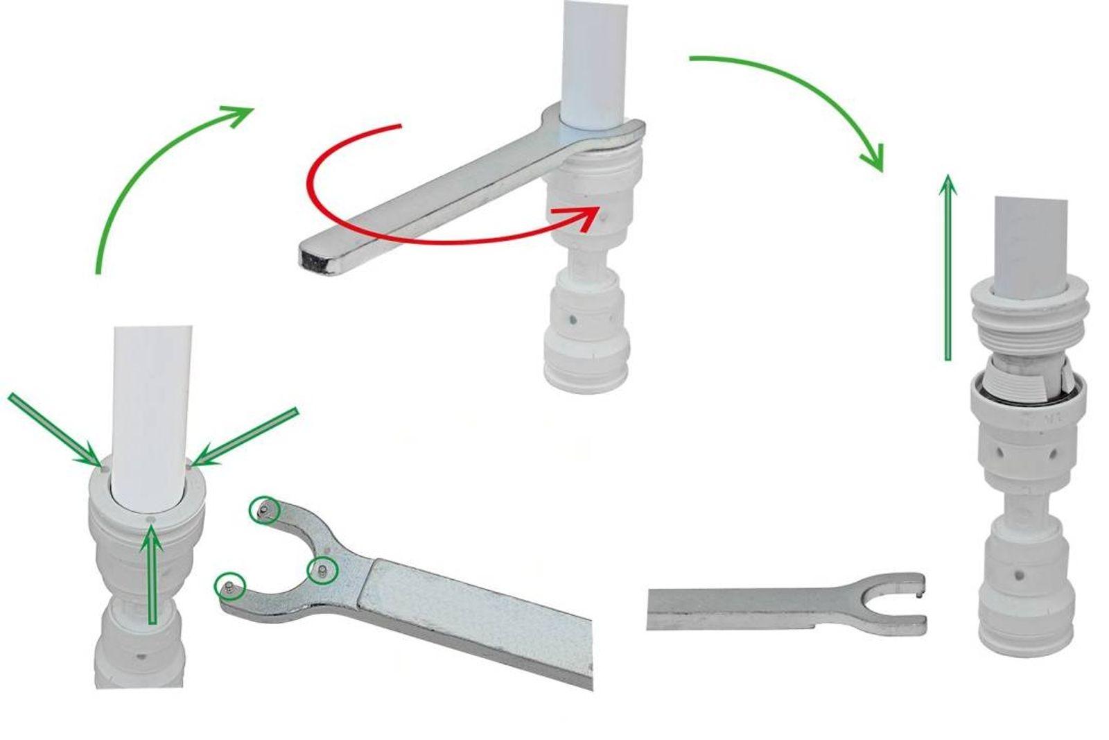 Aluverbund Steckfitting Henco Vision Key 16 mm – Bild 2 von 2