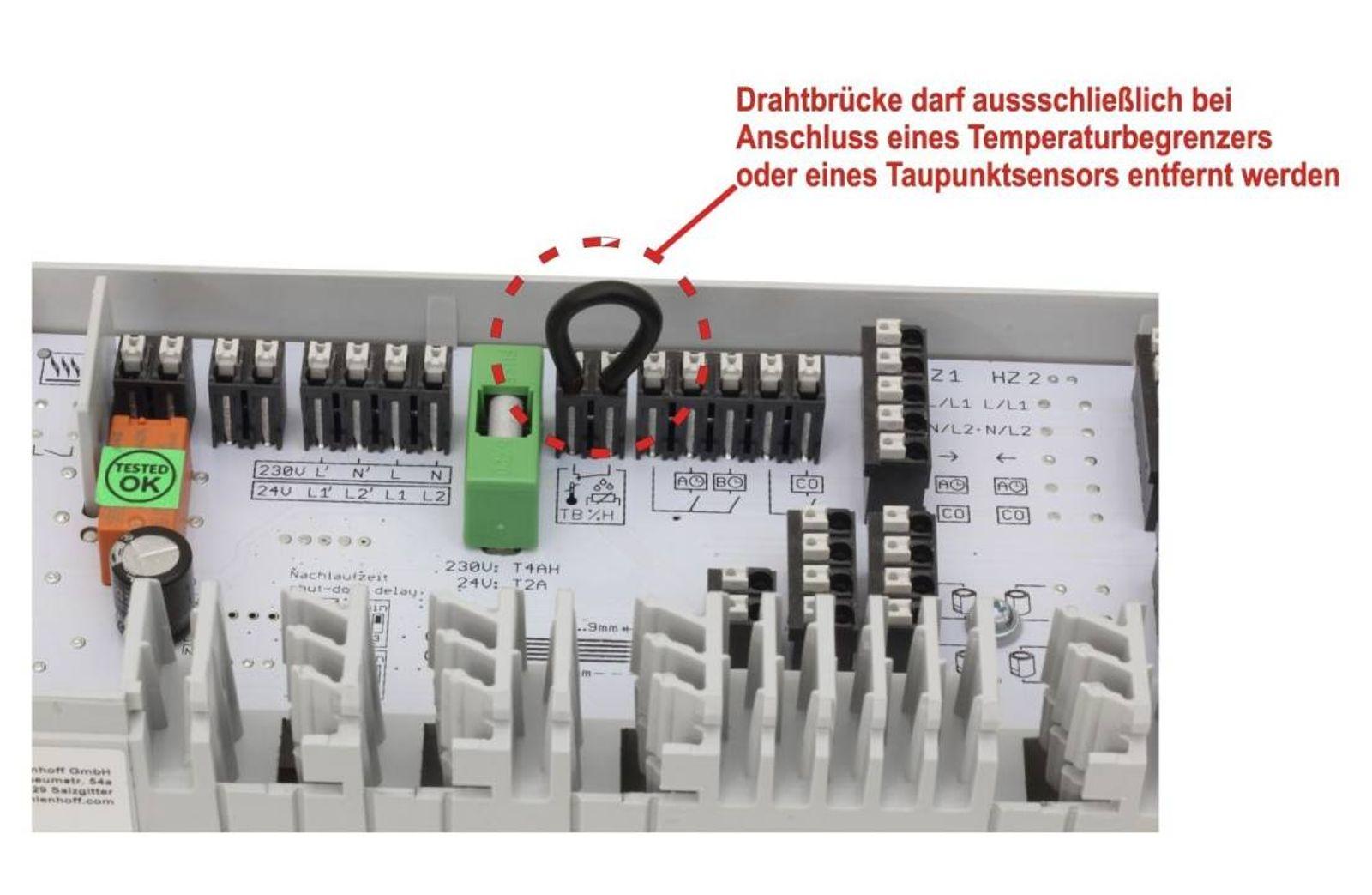Anschlussleiste Alpha Basis direct Standard Plus 230 V für 6 Heiz- und Kühlzonen – Bild 3 von 3