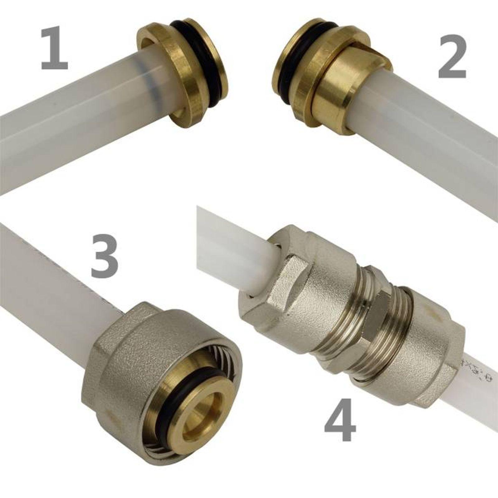 Rohrkupplung Universal 12 x 2 mm