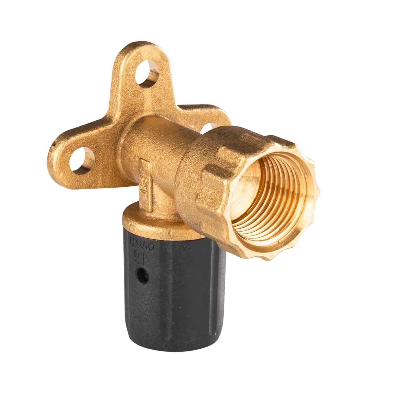 Selfio-Steck Aluverbund Steckfitting Wandwinkel 16 x 2 mm - 1/2" - 52 mm DVGW – Bild 2 von 2