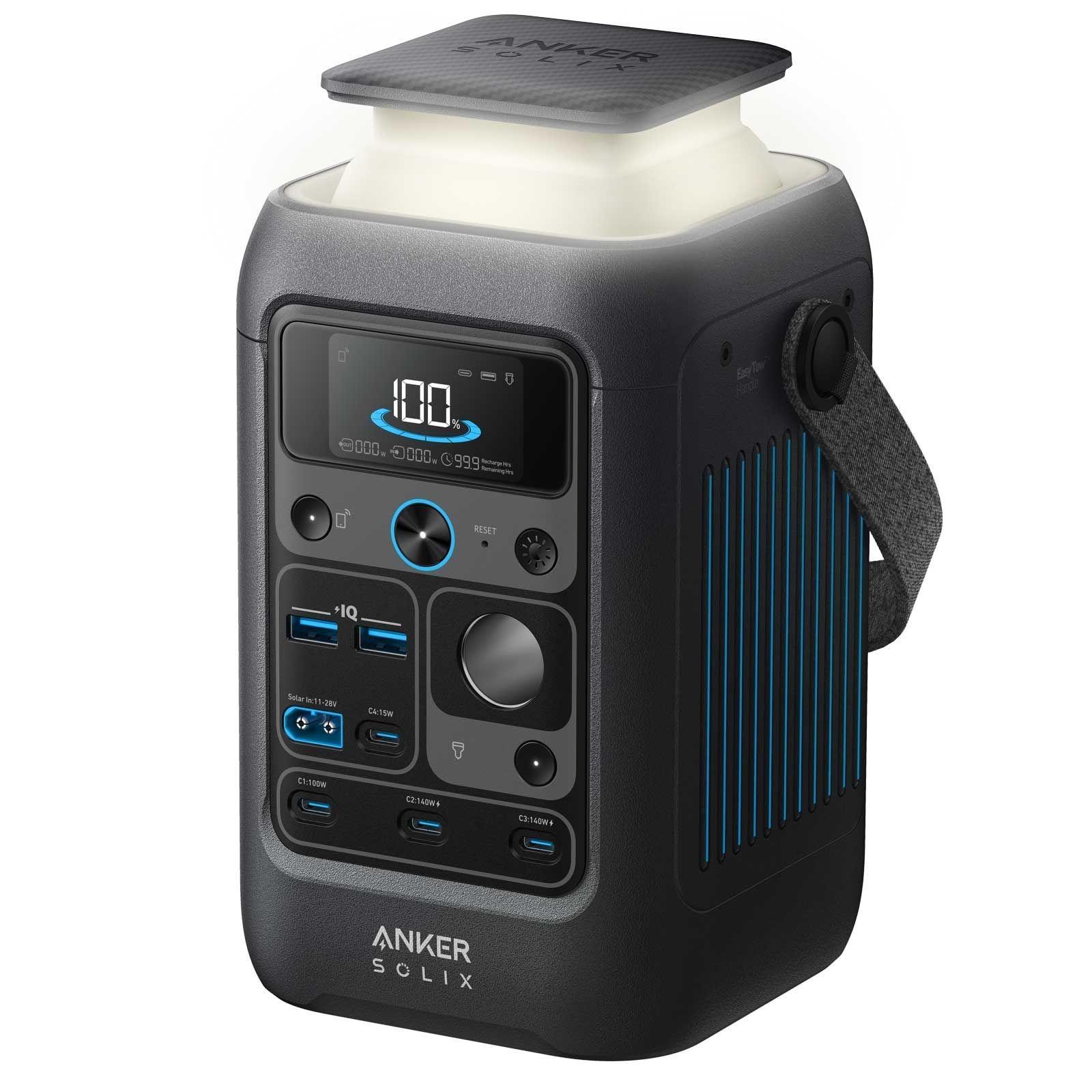 Anker SOLIX C300X DC + PS60 Set – Tragbare Powerstation mit 60W Solarpanel – Bild 4 von 15