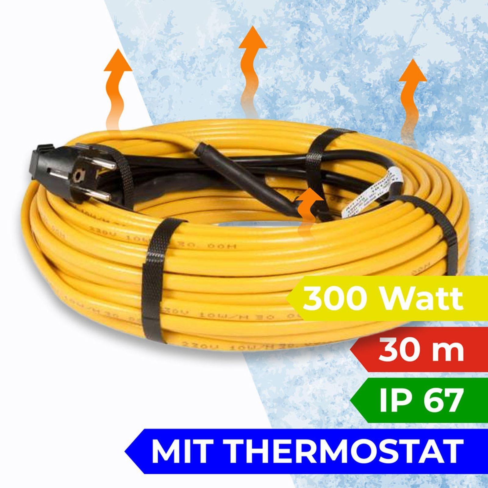 Rohrbegleitheizung Frostschutz-Heizleitung 30 m 300 Watt – Bild 4 von 4