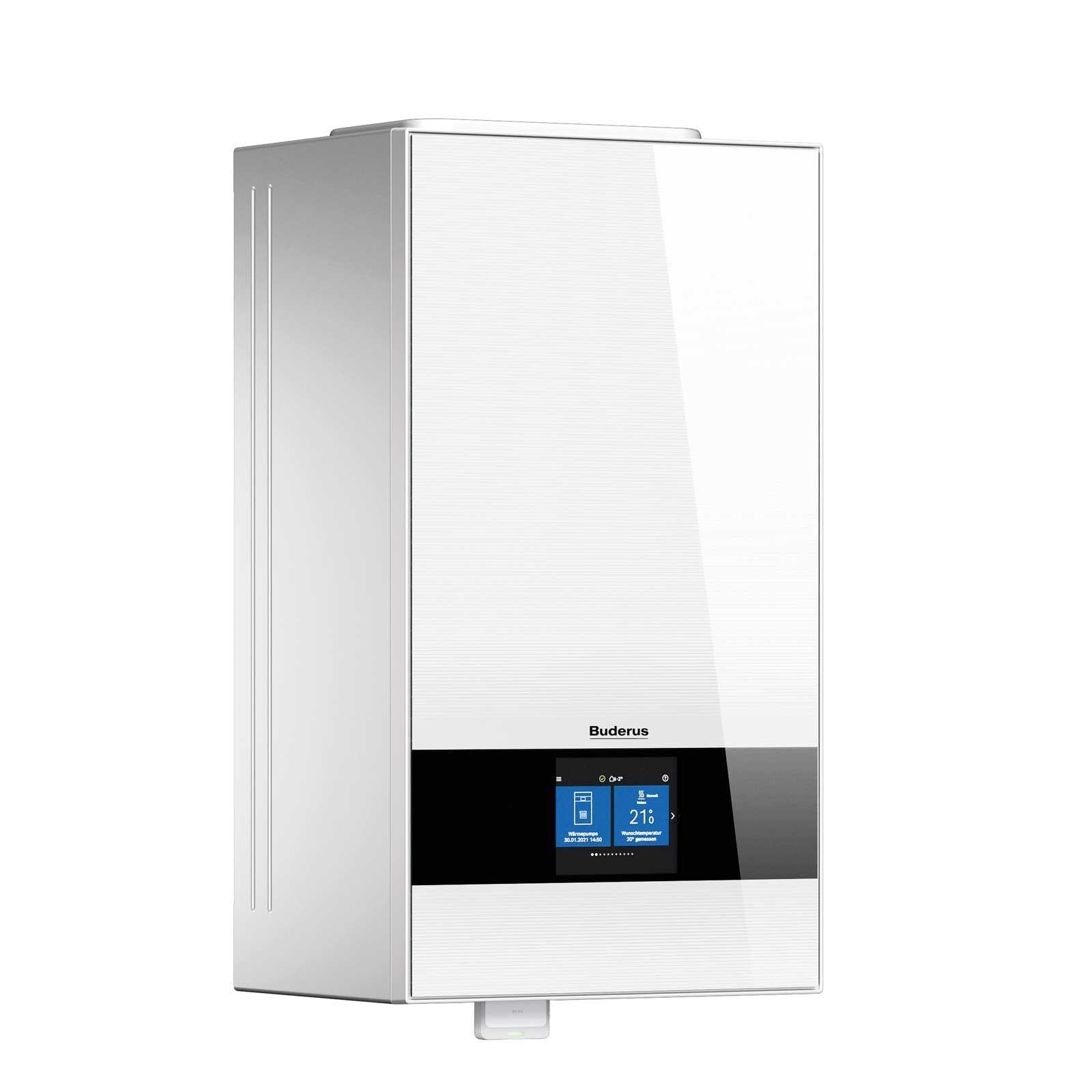 Buderus Luft-Wasser-Wärmepumpe Logaplus M WLW186i-12 AR E weiss – Bild 5 von 5
