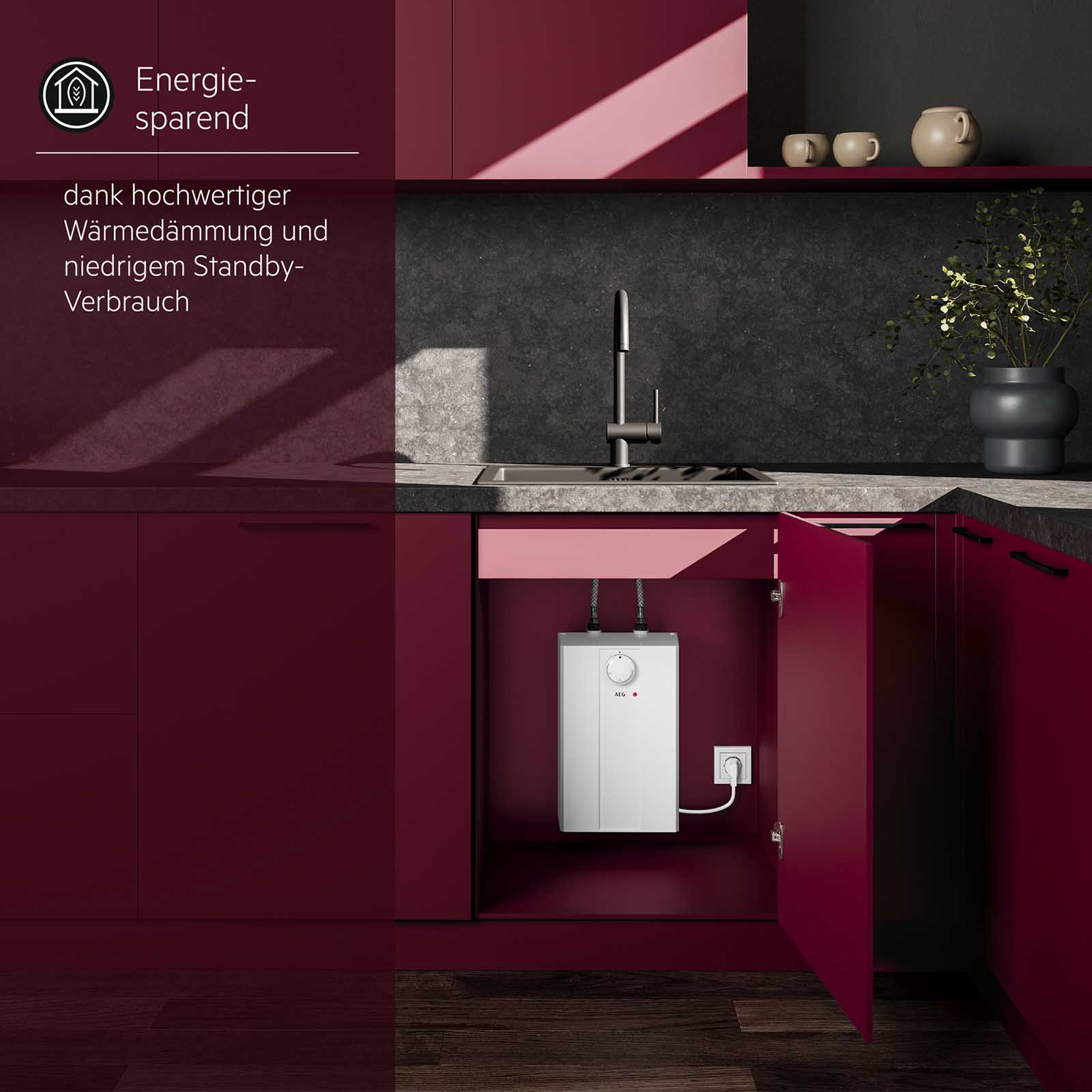 AEG Kleinspeicher Huz 5 Basis Untertisch 5 Liter 2 kw 230 V – Bild 8 von 9