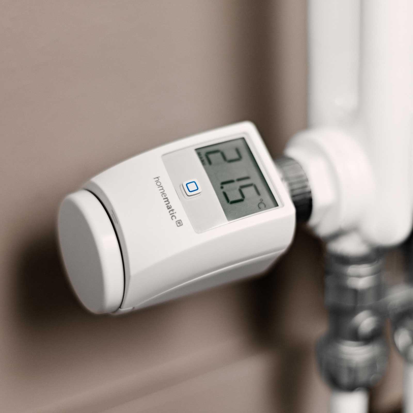 Homematic IP Smart Home Starter Set Heizen – Access Point 2 & 2x Heizkörperthermostat HmIP-eTRV-2 – Bild 23 von 25