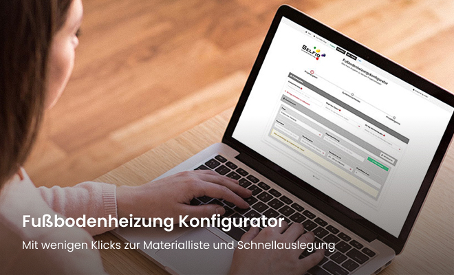 Teilweise mit KI bearbeitet: Fußbodenheizung Konfigurator