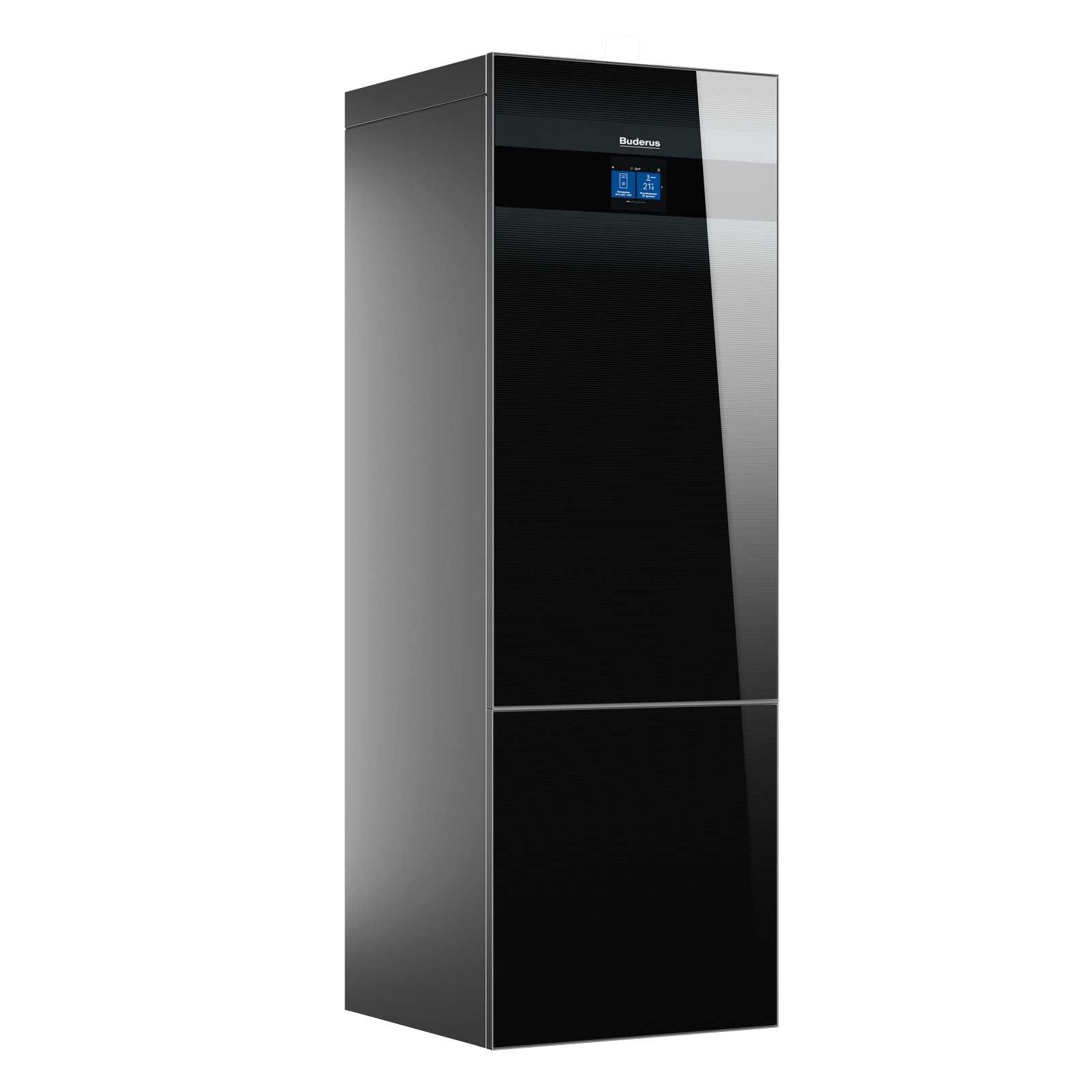 Buderus Luft-Wasser-Wärmepumpe Logaplus M WLW186i-5 AR T180 schwarz