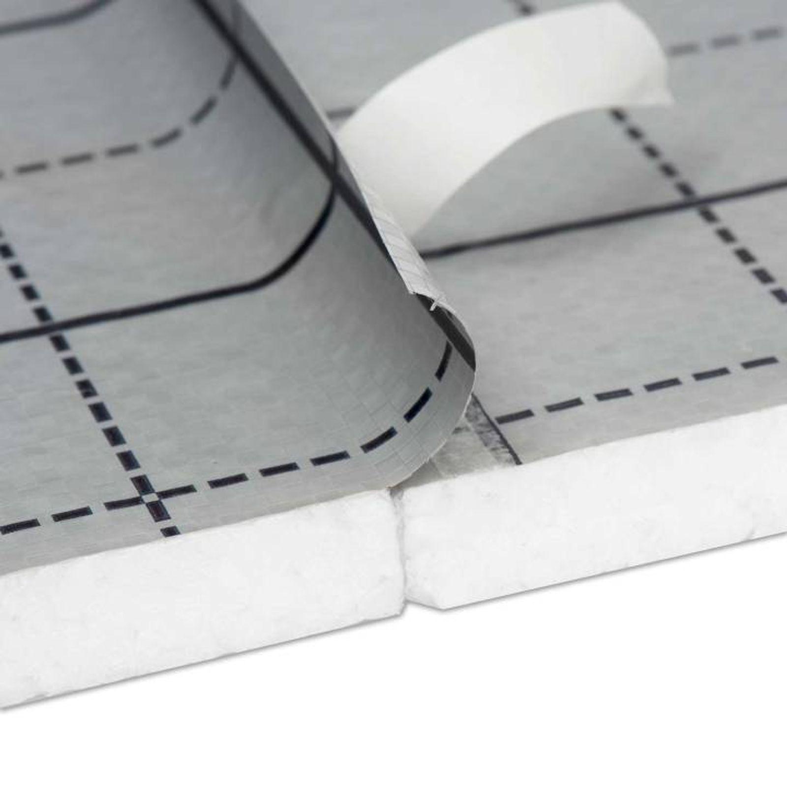 Fußbodenheizung 25 mm Tackersystem Tackerplatte Faltplatte selbstklebend 25-2 WLG 045 10 m² – Bild 4 von 5