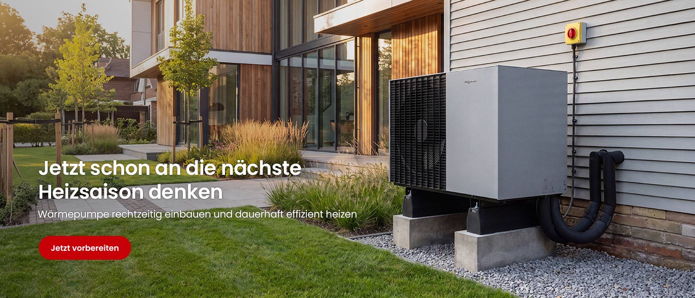 Teilweise mit KI bearbeitet: Wärmepumpe im Garten