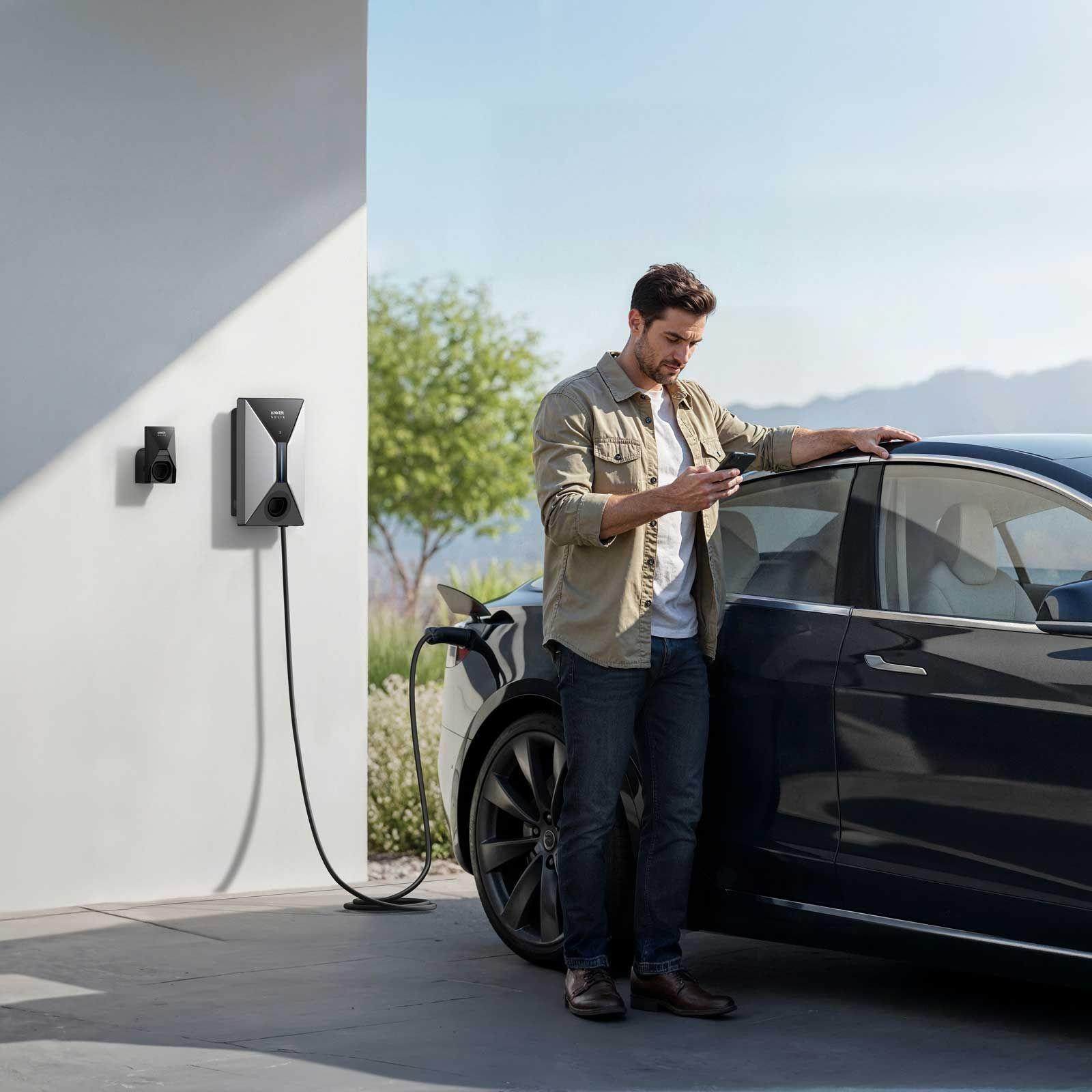 Anker SOLIX V1 Wallbox - Smartes EV-Ladegerät 11 kW Kabel-Version – Bild 6 von 10
