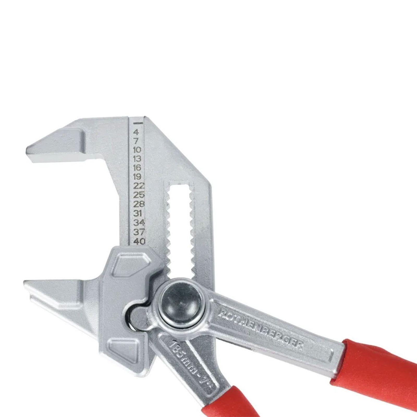 Rothenberger ROFAST Zangenschlüssel, 7" 1K, mit Schonbacken, 3 Paar – Bild 2 von 2