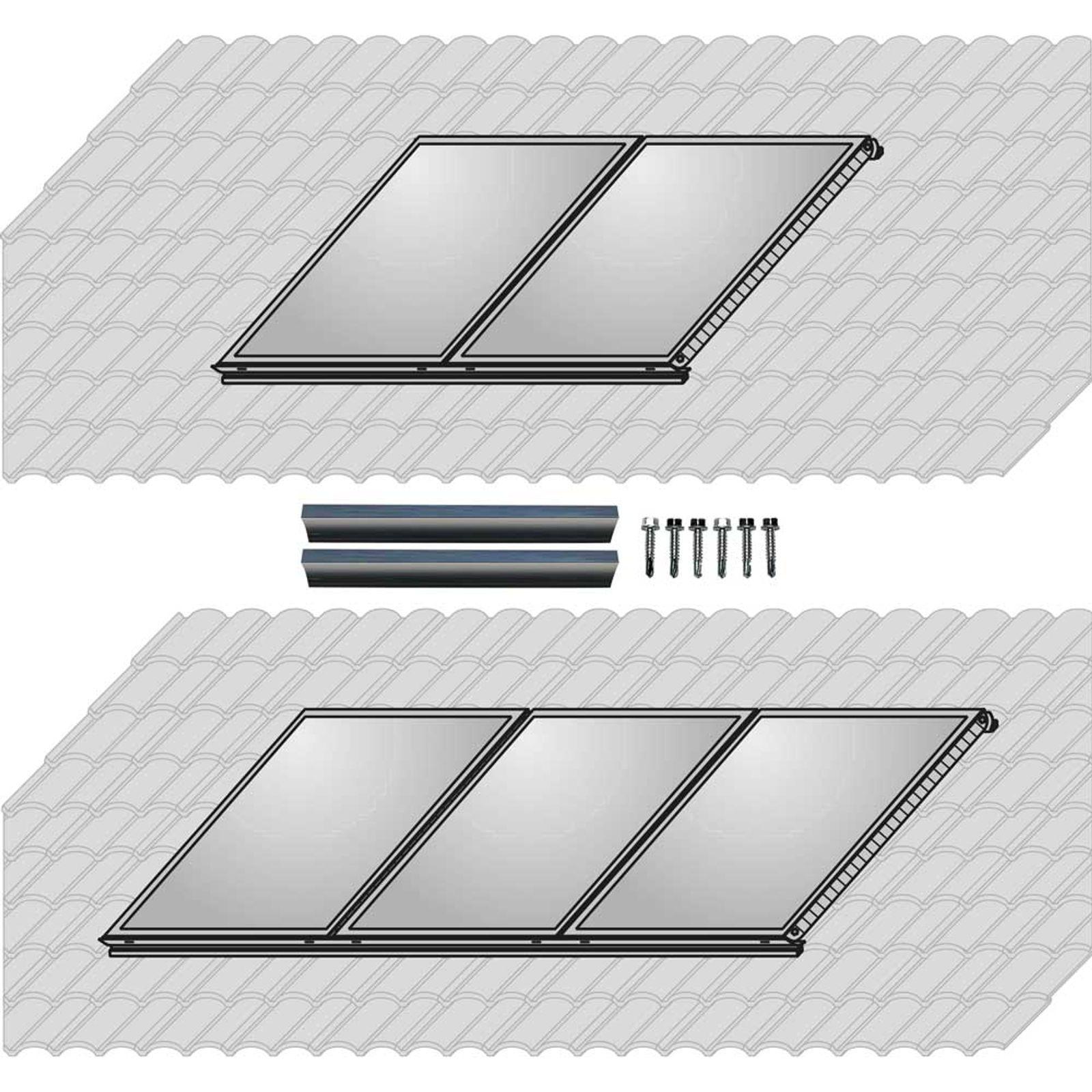 Wolf Solar Paket 11,5 m² mit 5 Flachkollektoren TopSon F3-1, SM1-2 Regelung – Bild 6 von 9