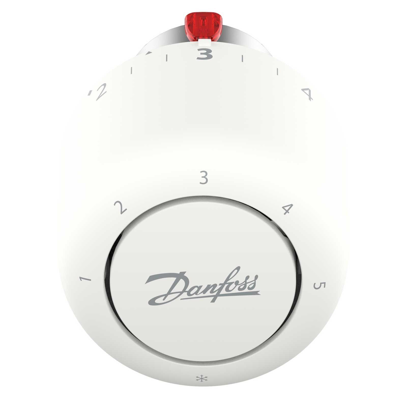 Danfoss Thermostatkopf Aero RA/VL gasgefüllt, Serviceelement mit eingebautem Fühler, weiß – Bild 2 von 3