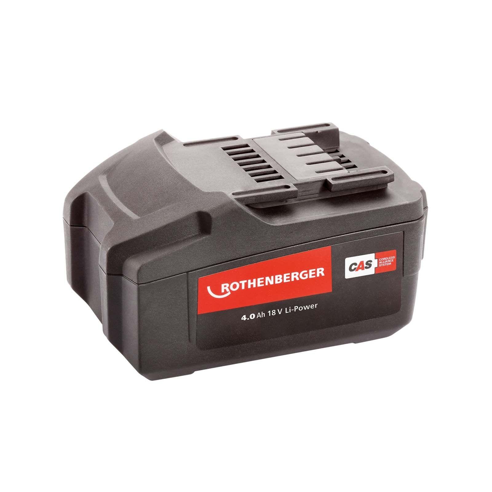 Rothenberger ROMAX 4000 elektrohydraulische Fitting - Pressmaschine Set Basic mit Pressbacken U 16-20-26 mm – Bild 5 von 6