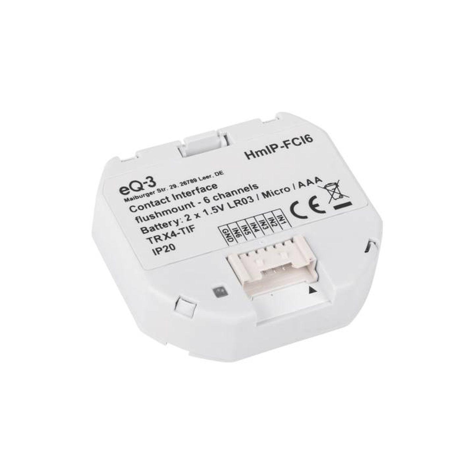 Homematic IP Smart Home Kontakt-Schnittstelle Unterputz - 6-fach HmIP-FCI6 – Bild 3 von 8